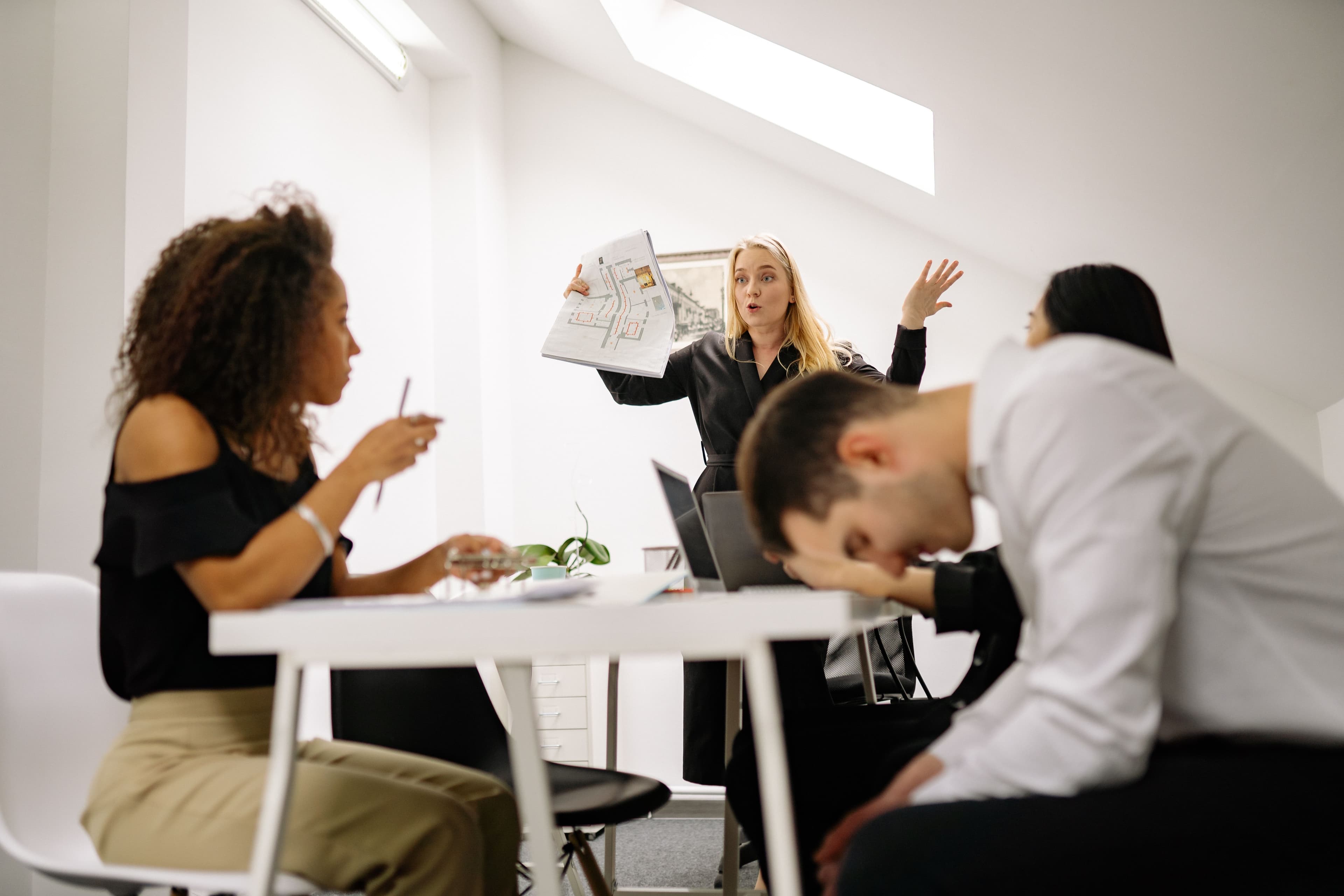 Stressed Staff